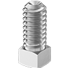 Alloy Steel Square-Head Cup-Point Set Screws
